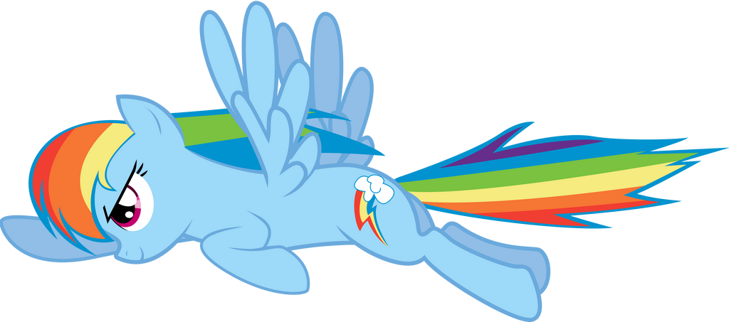 Rainbow Dash from the Opening Sequence V2