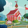 Ponyville Schoolhouse Background