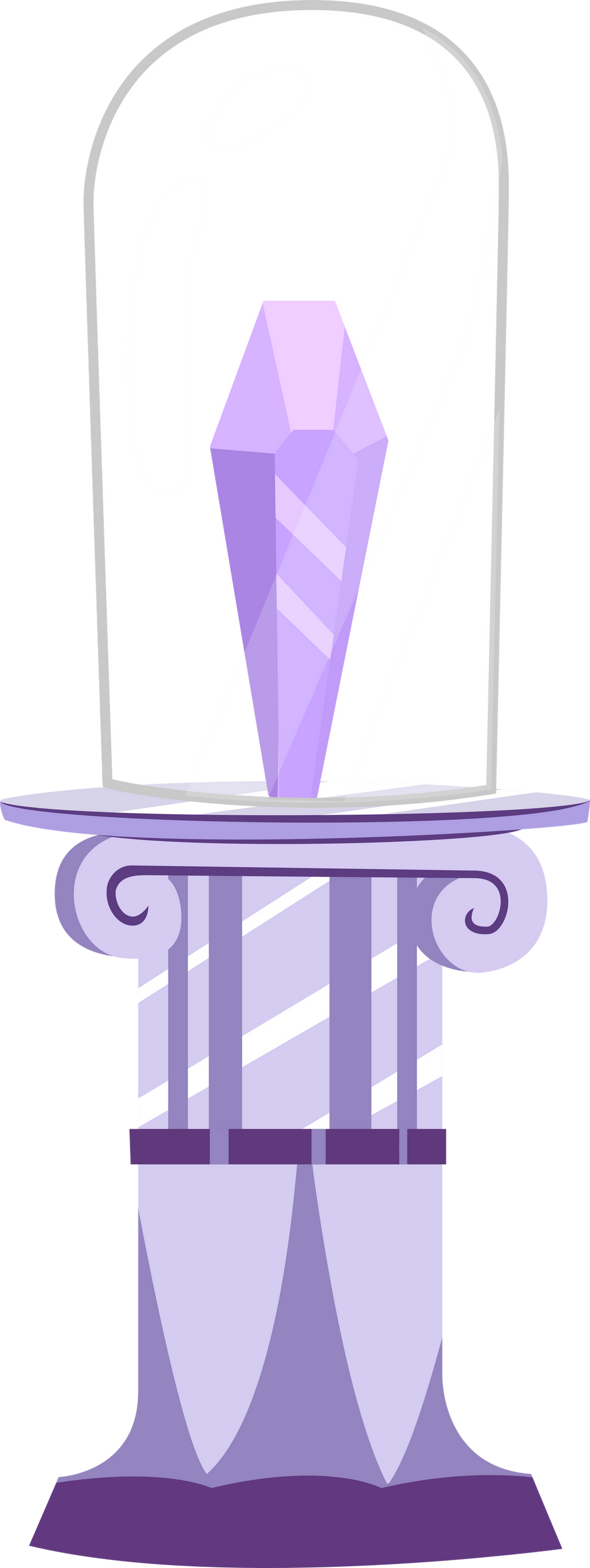 Crystal and Pedestal by tamalesyatole