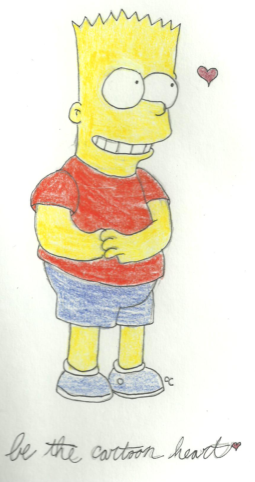 Bart Has A Cartoon Heart