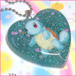 Squirtle Pokemon Necklace