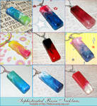 Sophisticated Resin Necklaces by bapity88