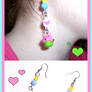 Cupcake earings