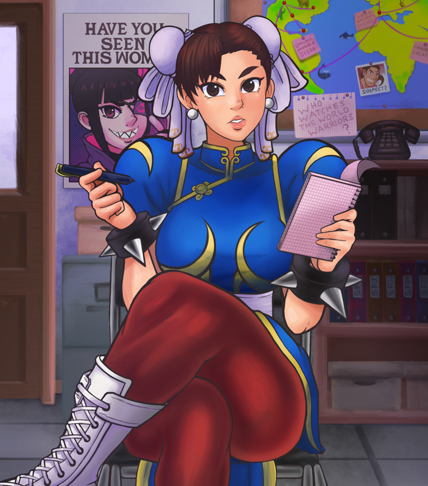Chun Li Inapropyit Chun-Li On The Case by MikeOnHighway61 on DeviantArt