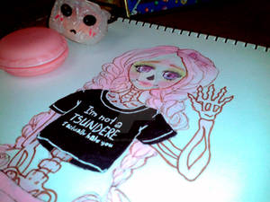 Skelitas' custom sketch ^^ She's so pinkie)