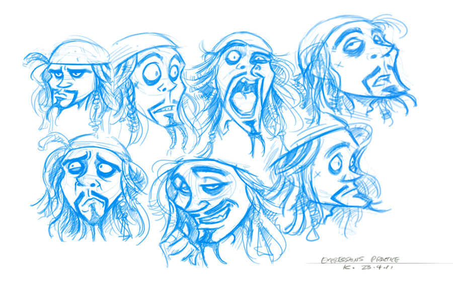 jack fanart - expressions