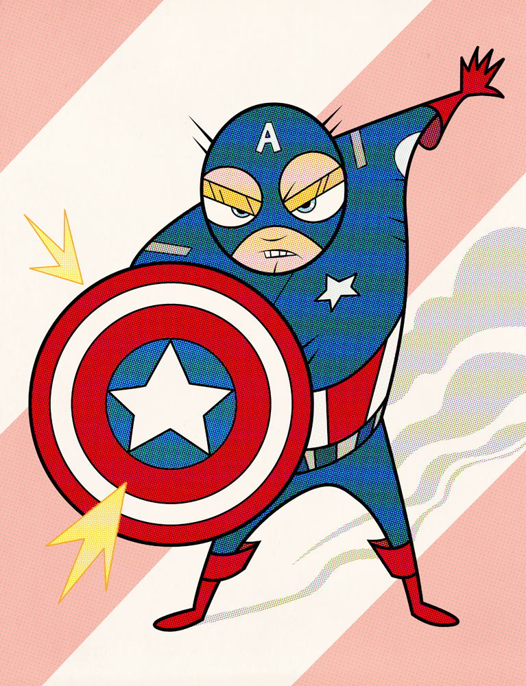 Avengers Cap Q