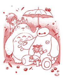 Baymax and Totoro