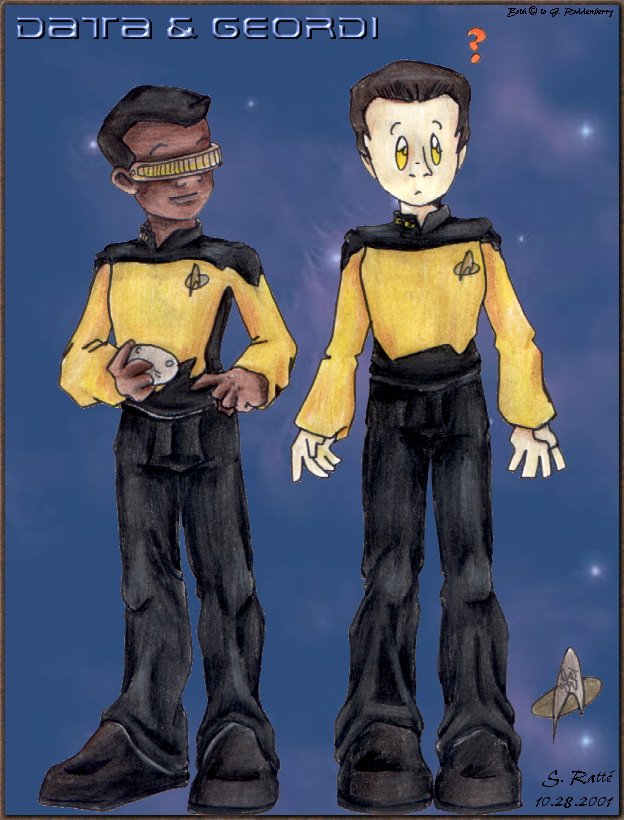 SD Geordi and Data