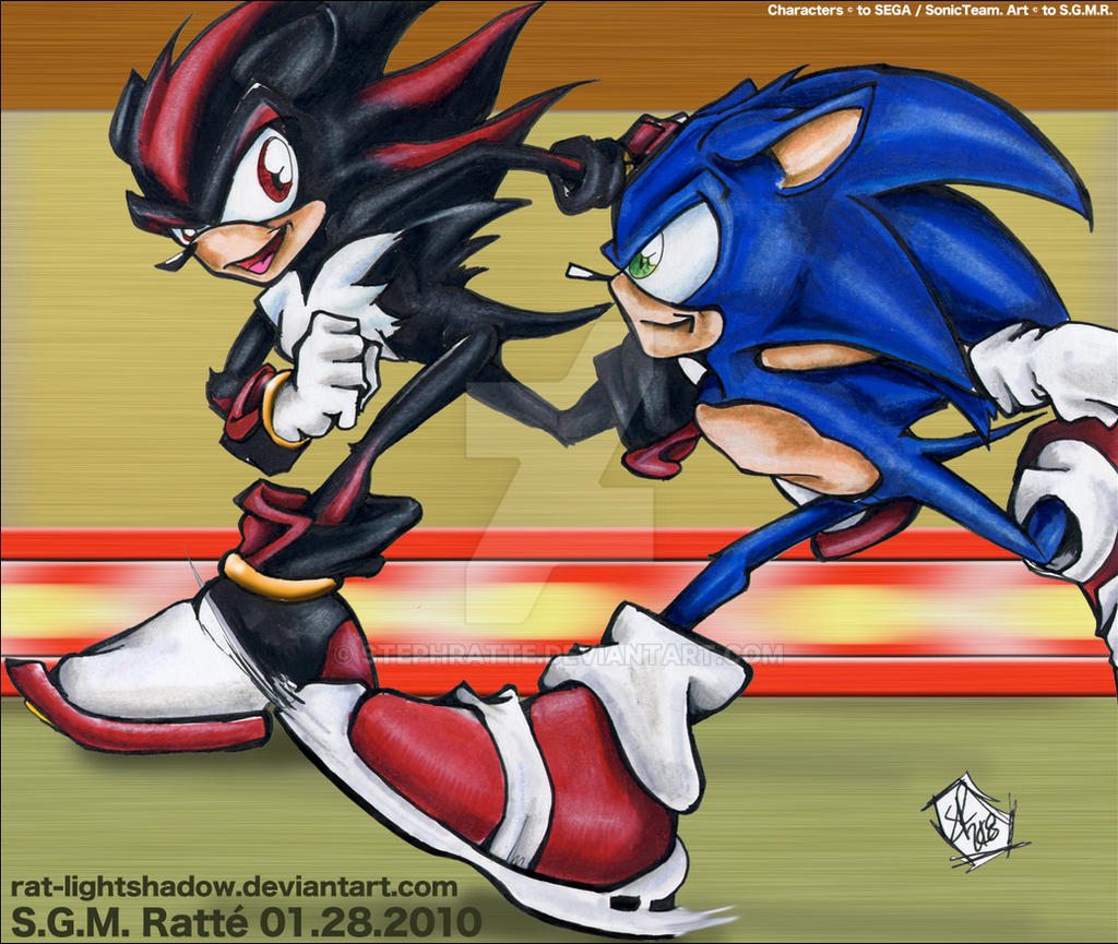 SON Sonic Vs Shadow By StephRatte On DeviantArt son-sonic-vs-shadow-by-stephratte-on-deviantart