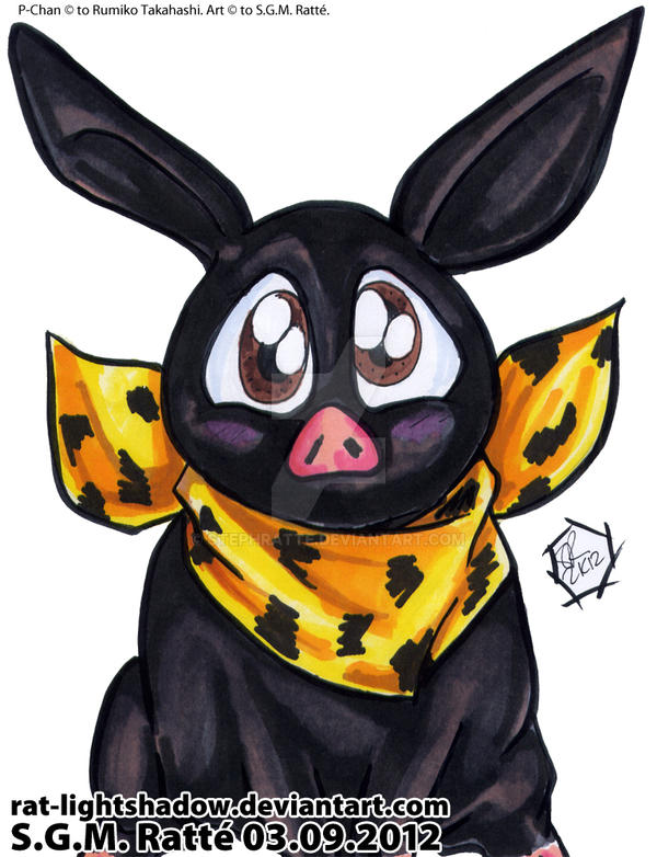 RAN - :P-Chan Bust: by StephRatte on DeviantArt