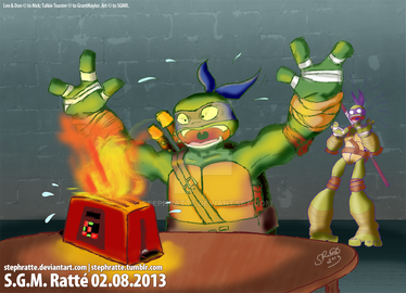 TMNT - :Leo's Toastercide: