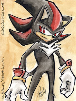 INKtober 26: Shadow the Hedgehog