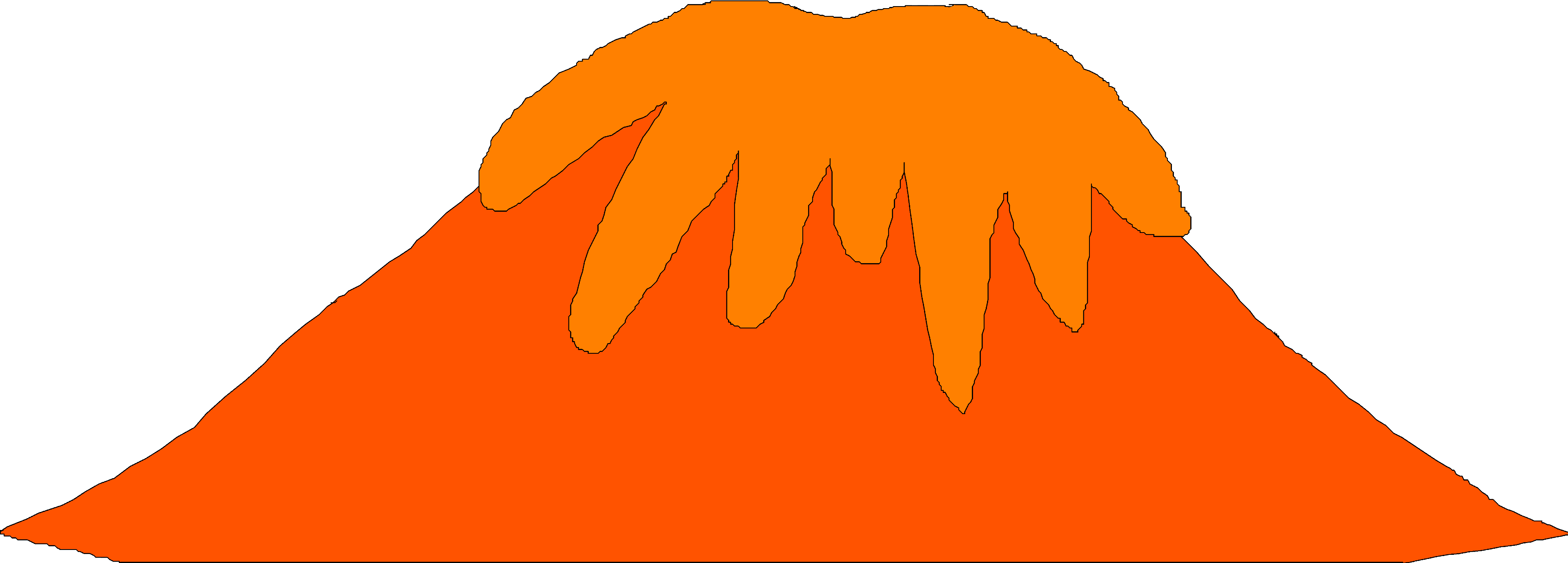 Orange Volcano by MediaAzuretheCatYT on DeviantArt
