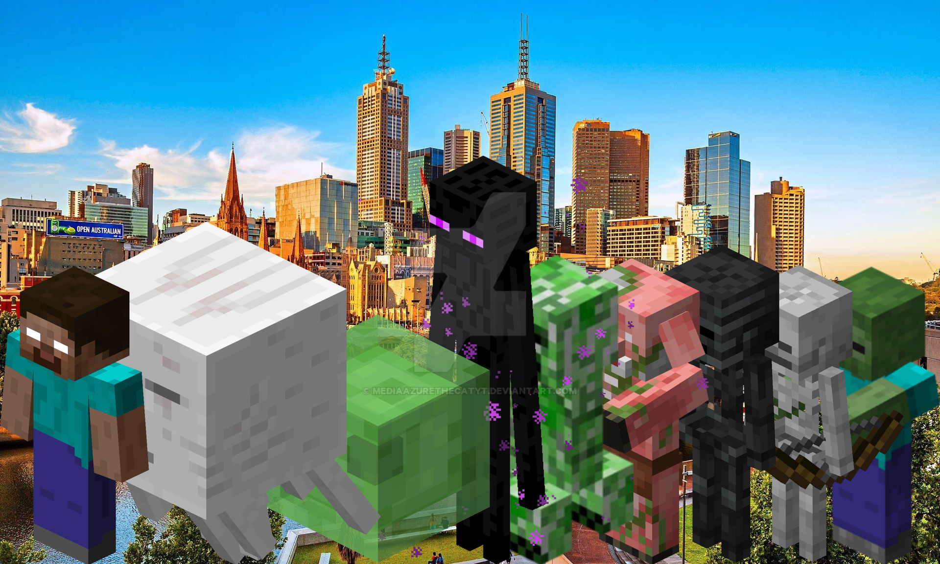 Monster School In Melbourne by MediaAzuretheCatYT on DeviantArt