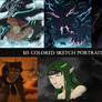 Colored Sketch Portraits - Open