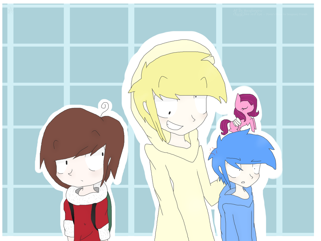 Cheese,Mac and Bloo - Humans style by MicaelaMeow on DeviantArt