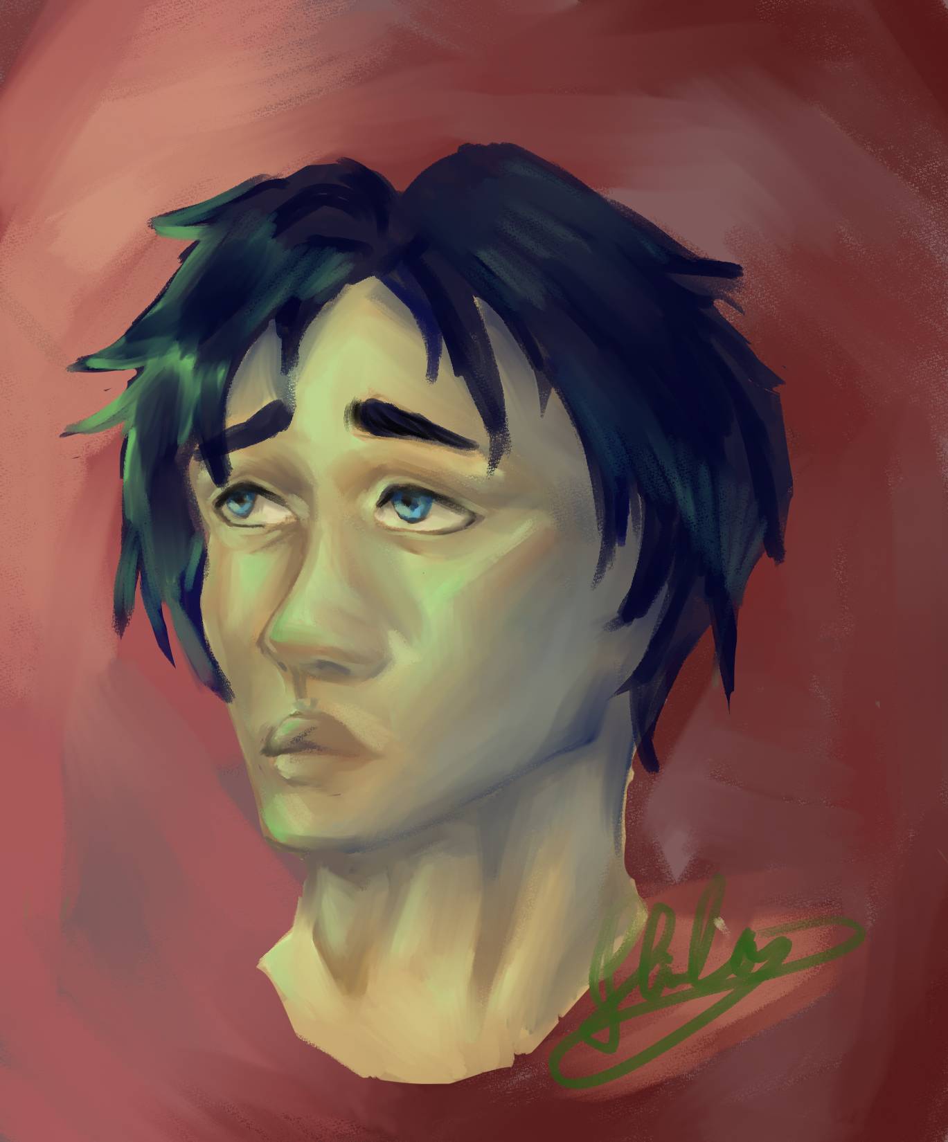 Sad Deviantart Side sad man, digital art by Artemis585 on DeviantArt