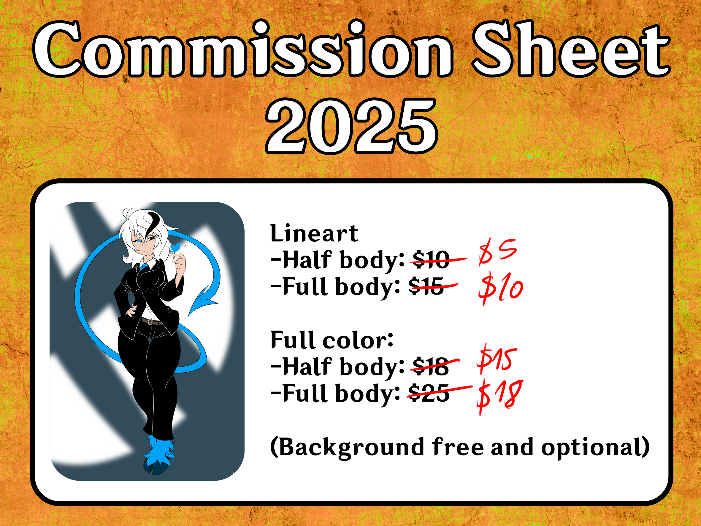 Agent Commission Deviantart Commission Sale! (Until November 8th) by Anvitzi on DeviantArt
