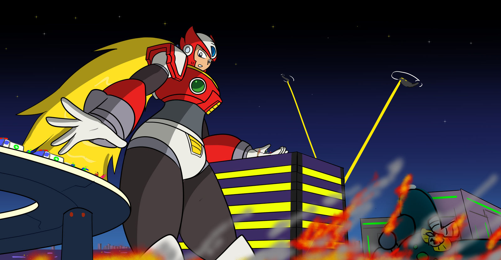 Giant Zero at rescue operations by Feyzer on DeviantArt