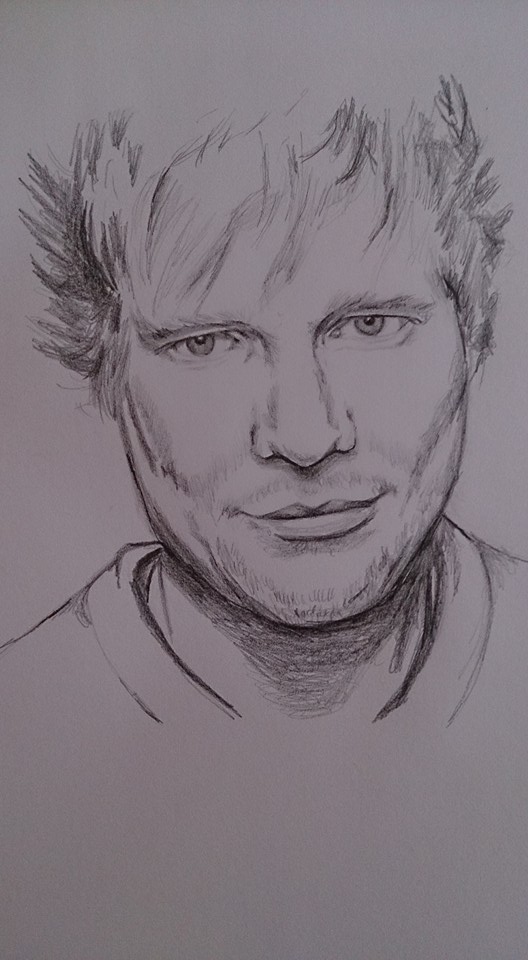 Ed Sheeran drawing