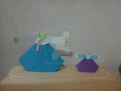 Korean Hanbok Origami