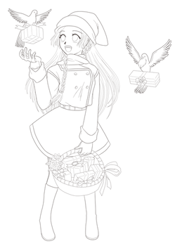 PSWLines008 - Lineart - Thank You