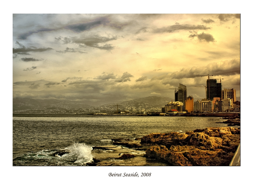 Beirut Sea-Front in the Sunset