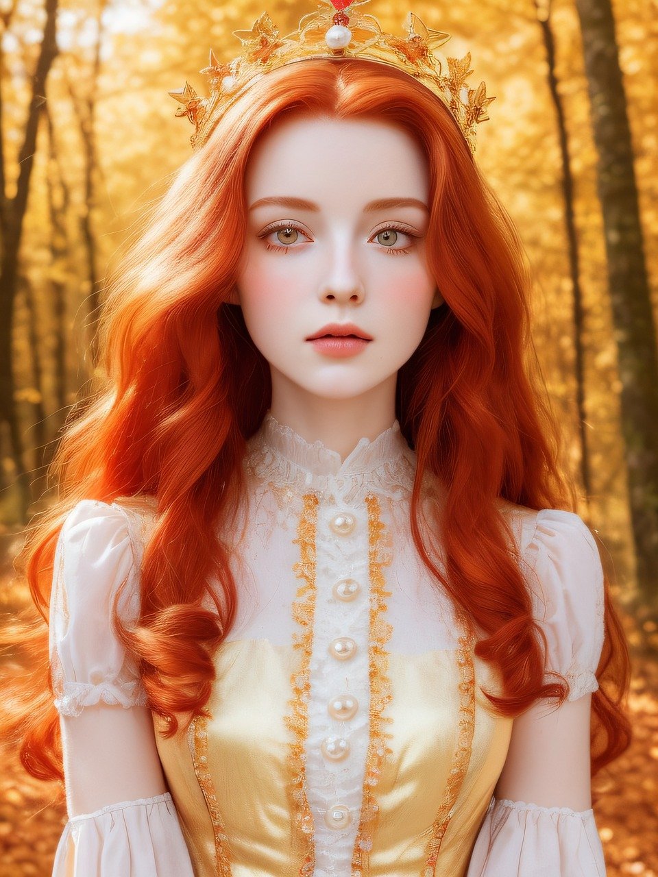 Magic Princess Red Princess Red Hair Anime