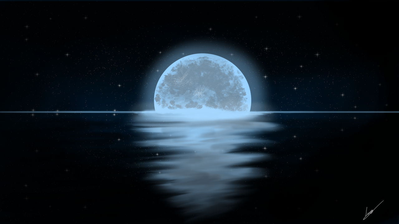 Cold Moonlight Cold moonlight by VinceScape on DeviantArt