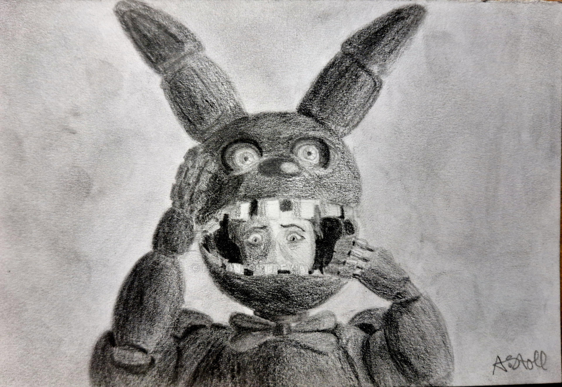 Spring Trap Human William Afton becoming Springtrap by NaronLost on DeviantArt
