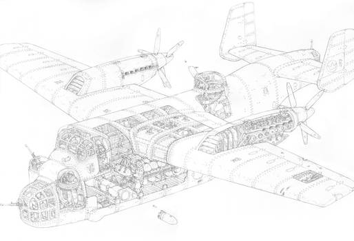 Experimental bomber plane Elephant