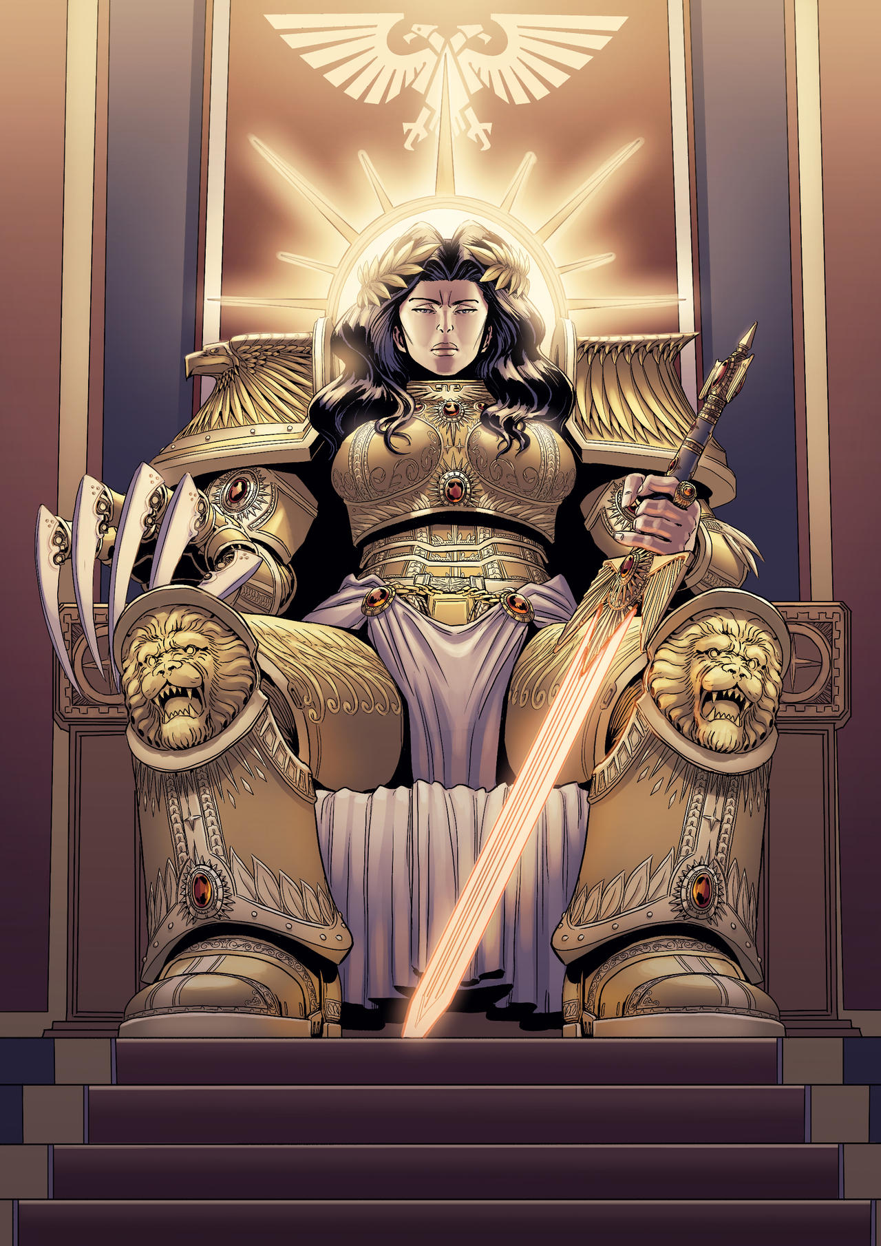 Throne, Engel Art