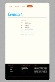 Webdesign 3 - Contact