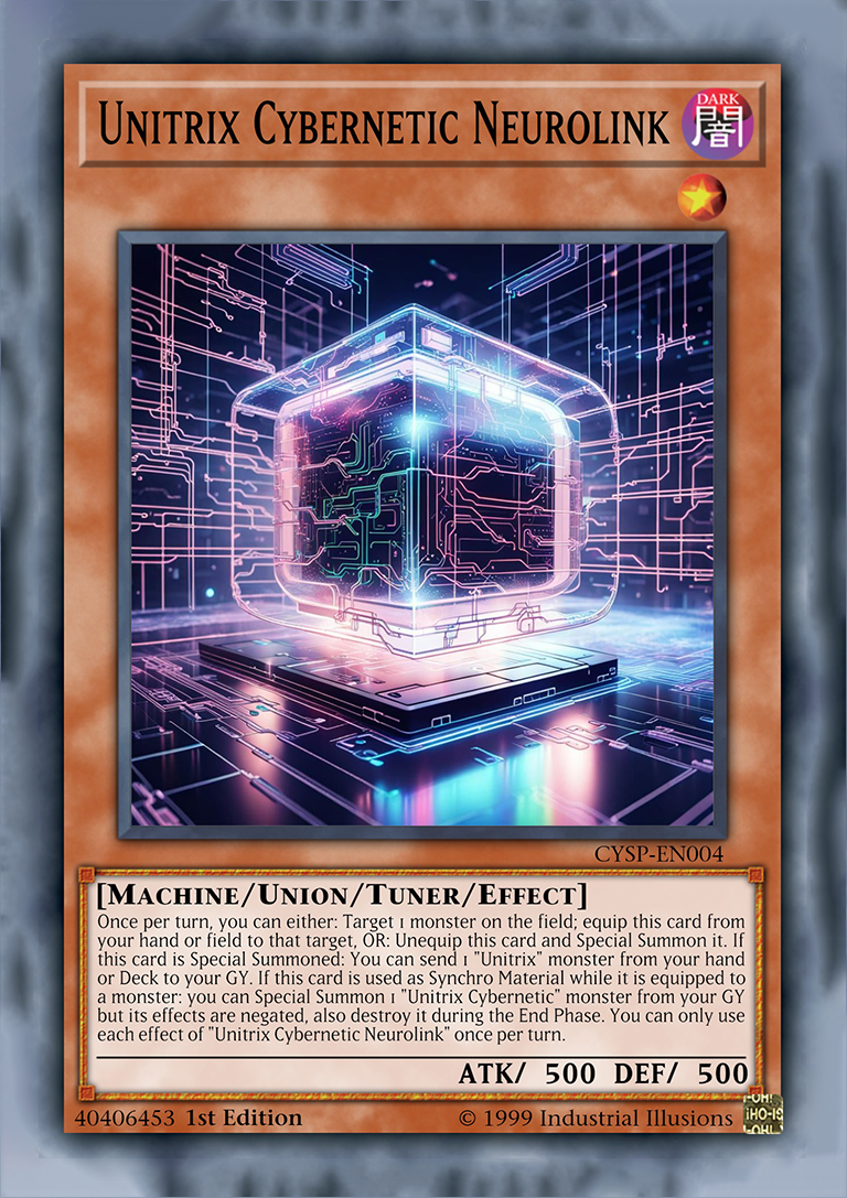 Unitrix Neck Yu-Gi-Oh Unitrix Cybernetic Neurolink by kaufmanondemand on DeviantArt