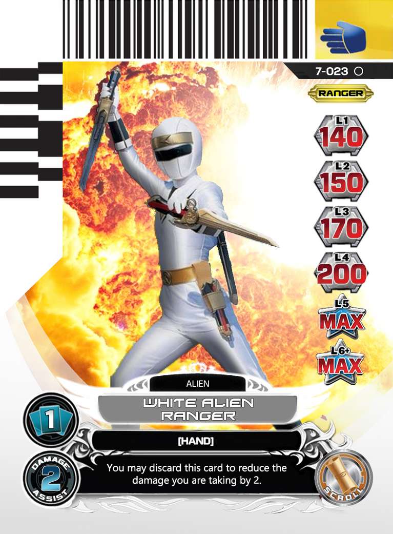 White Alien Ranger Robe Power Rangers ACG 7023 - White Alien Ranger by kaufmanondemand on ...