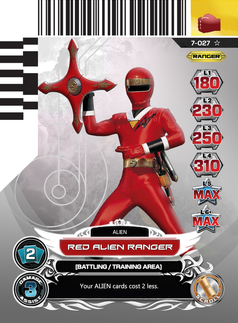Power Rangers ACG 7027 - Red Alien Ranger by kaufmanondemand on DeviantArt