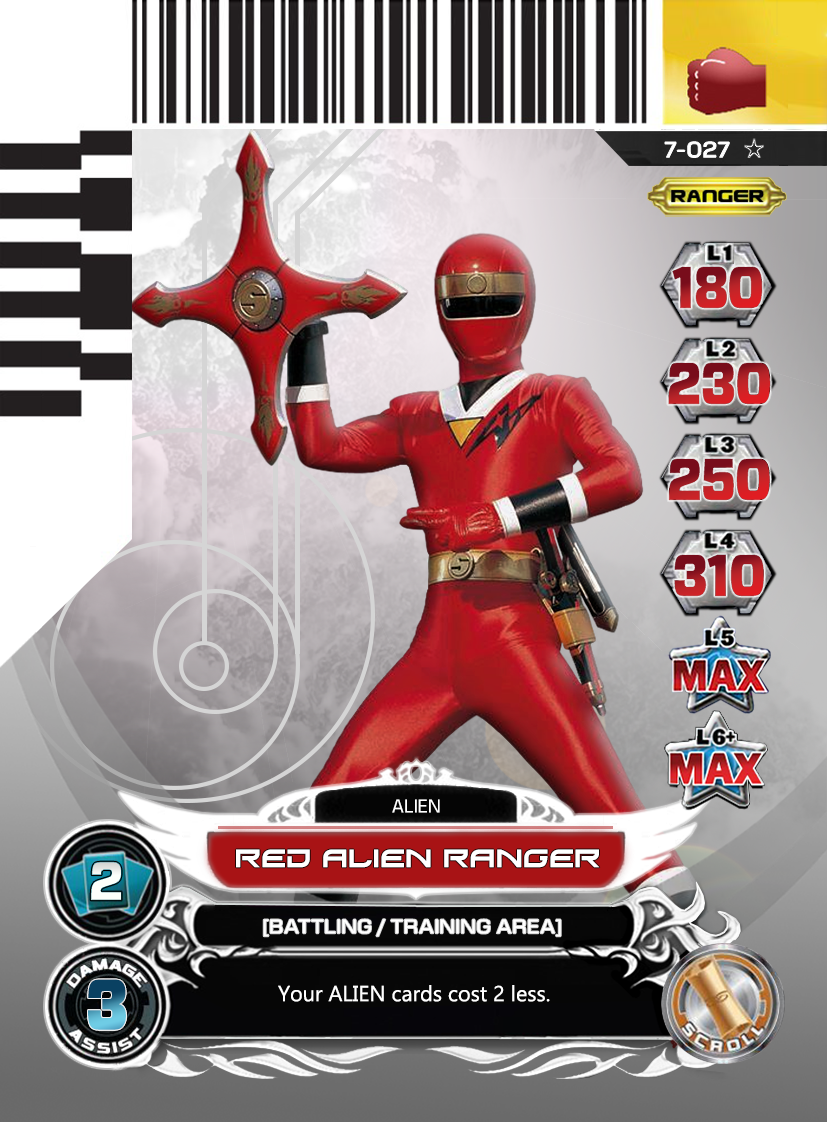 Power Rangers ACG 7027 - Red Alien Ranger by kaufmanondemand on DeviantArt