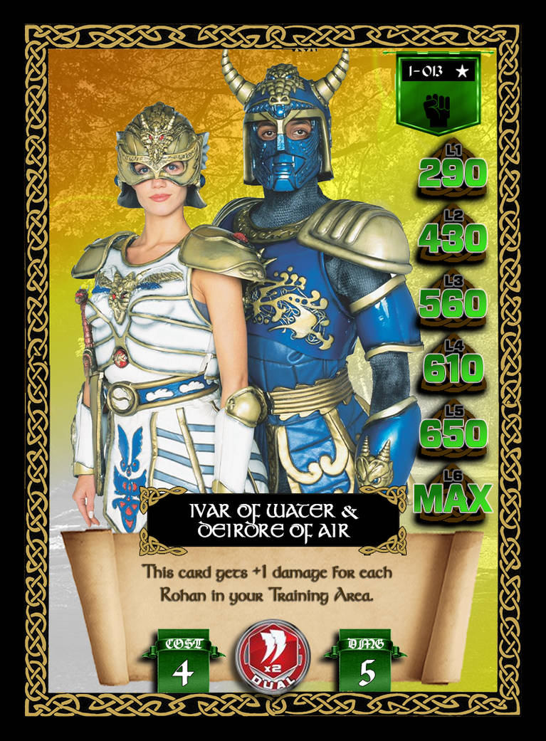 Mystic Knights ACG 113 - Ivar and Deirdre by kaufmanondemand on DeviantArt