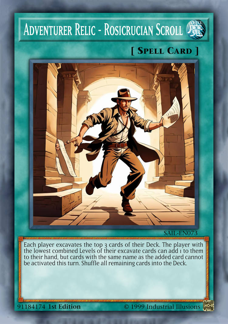 Yu-Gi-Oh Adventurer Relic - Rosicrucian Scroll by kaufmanondemand on ...