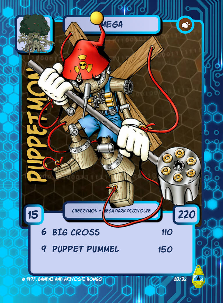 Digimon TCG 228 - Puppetmon by kaufmanondemand on DeviantArt