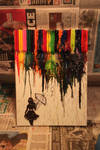 Melted Crayon Rain by Hooded-Warrior
