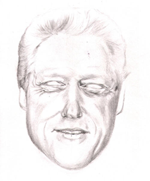 Bill Clinton Draw Bill Clinton Drawing by geedimensions on DeviantArt