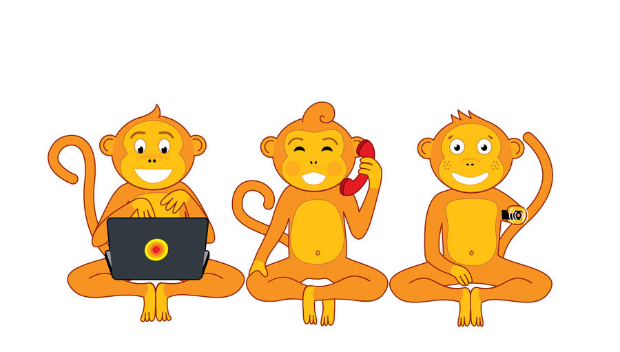 Monkeys Cartoon Deviantart Monkeys Ilustratio by miarhanzo on DeviantArt