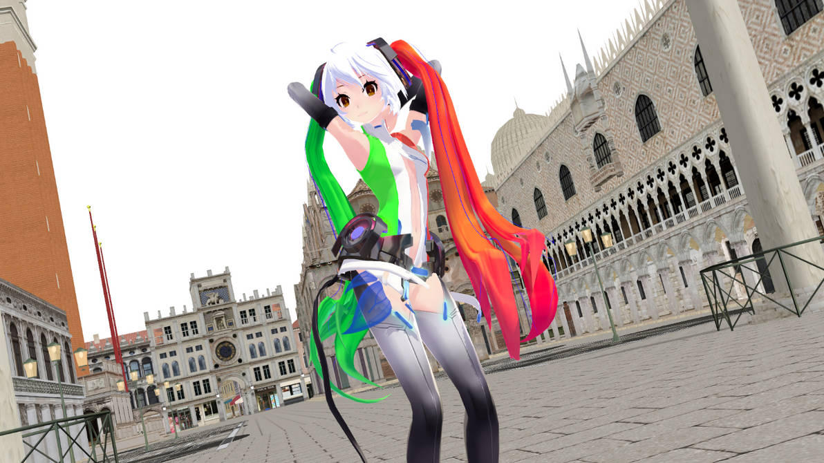 MMD Hip Sway Dance Italy Miku by Magentacordia on DeviantArt