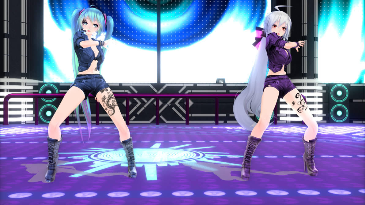 Rock Mmd Model MMD Rock Miku And Haku by Magentacordia on DeviantArt