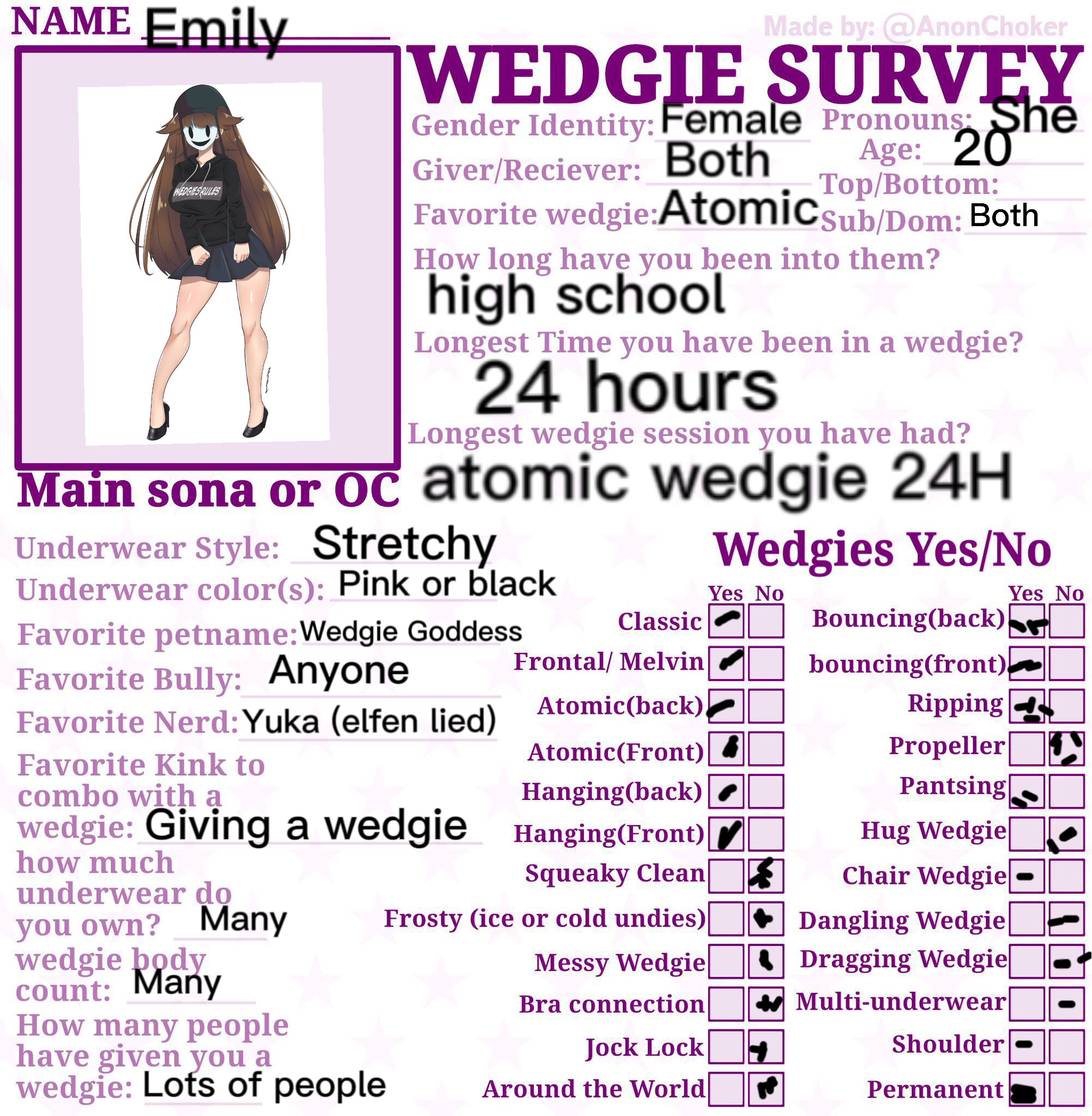 Wedgie Mask Wedgie Survey By Wedgiemask75 On Deviantart Wedgie Mask Wedgie Survey By Wedgiemask75 On Deviantart