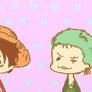 Chibi Sanji Luffy Zoro