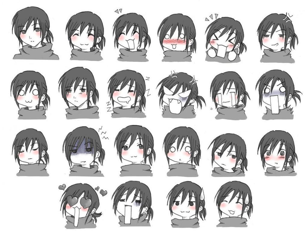 Anime Girl Emotions by Idaoki on DeviantArt