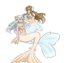 Mermaid Aoki and Einhard